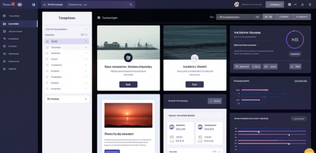 Email marketing interface showing outreach templates, automation workflows, and response tracking
